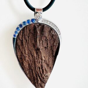 Anhänger 585/- Weißgold Unikat mit Brillianten