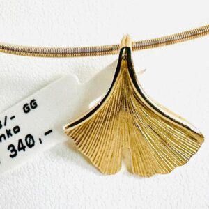 Anhänger 333/- Gold Ginko