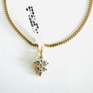 Anhänger 750/- Gold mit Brillianten 0,26 ct