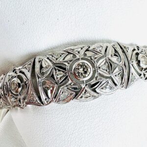 Antikes Armband Platin und Weißgold mit Brillianten