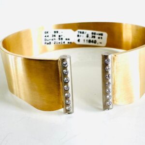 Armreif 750/- Gold mit Brillianten Handarbeit
