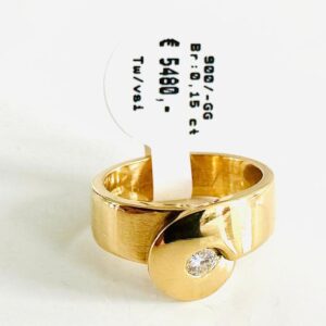 Niessing Ring 900 /- Gold mit Brilliant