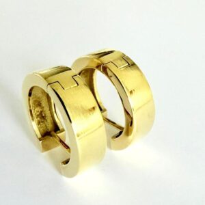 Ohrringe Creolen 585/- Gelbgold