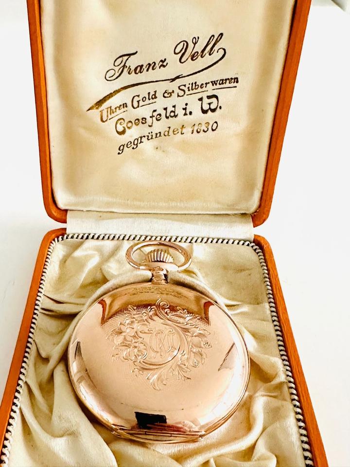 IWC Taschenuhr 585/- Roségold – Bild 3