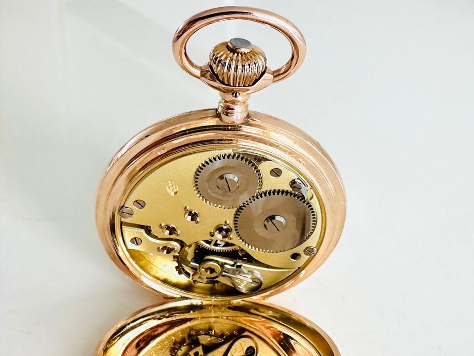 IWC Taschenuhr 585/- Roségold – Bild 12