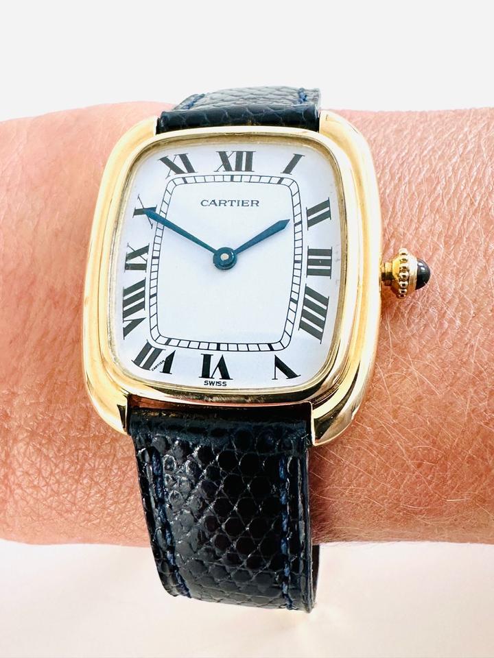 Cartier Gondole Automatic 750/- Gold mit Faltschließe – Bild 4