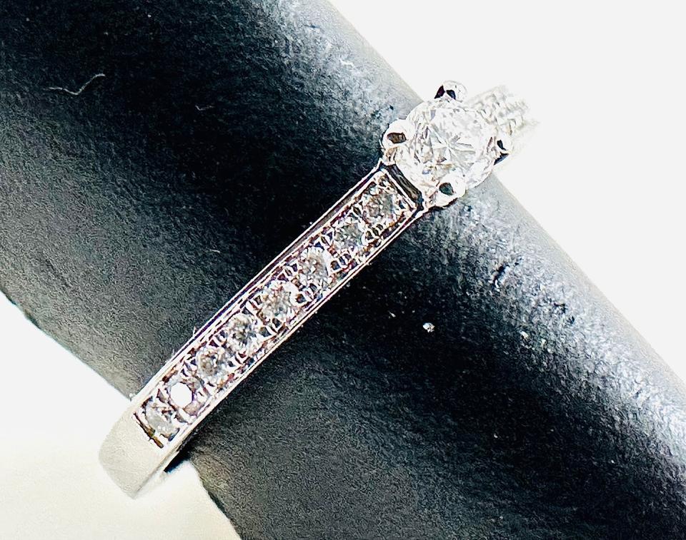 Ring 585/- Weißgold mit Brillanten 0,25 ct – Bild 6