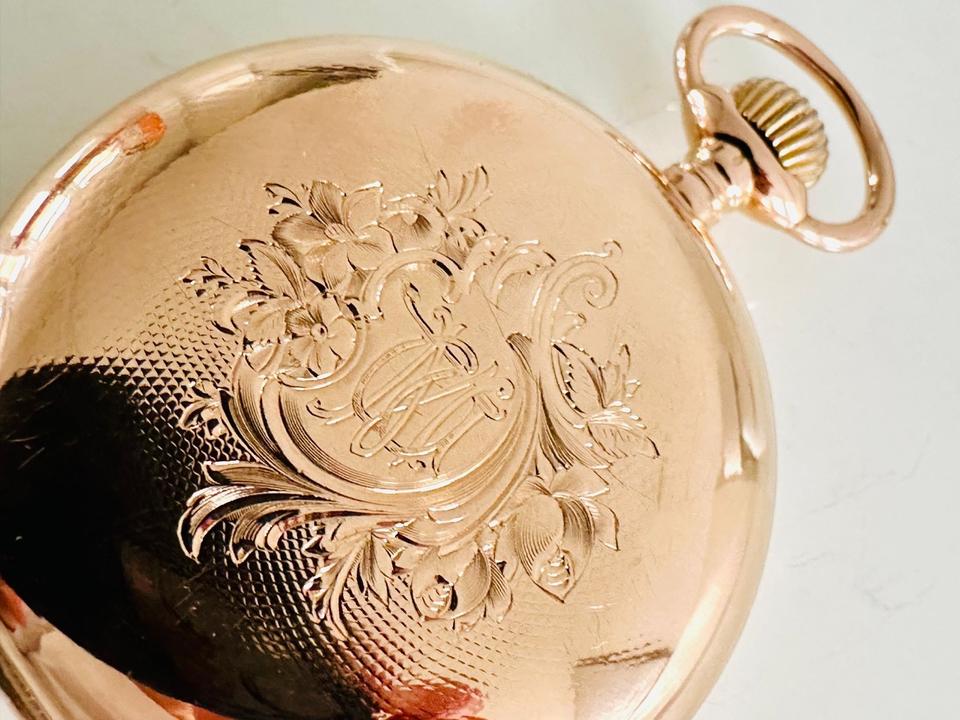 IWC Taschenuhr 585/- Roségold – Bild 6