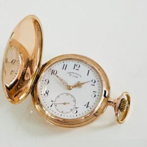 Taschenuhr Union Glashütte 585/- Roségold