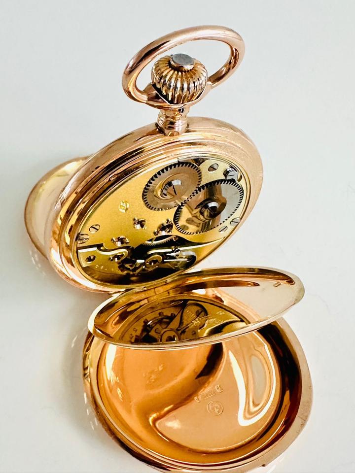 IWC Taschenuhr 585/- Roségold – Bild 11