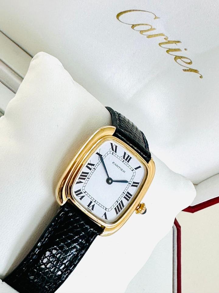 Cartier Gondole Automatic 750/- Gold mit Faltschließe – Bild 9