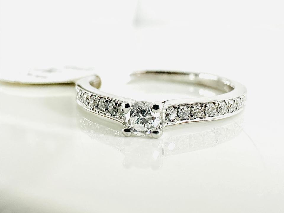 Ring 585/- Weißgold mit Brillanten 0,25 ct – Bild 8