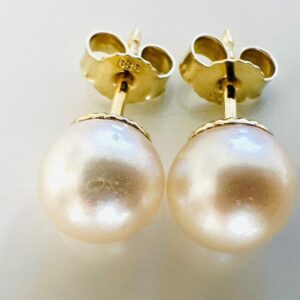 Ohrringe 585/- Gold mit Akoya Perle
