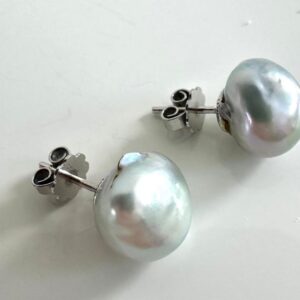 Perlohrstecker 585/- Gold Süßwasserperlen