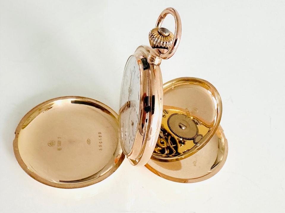 IWC Taschenuhr 585/- Roségold – Bild 10