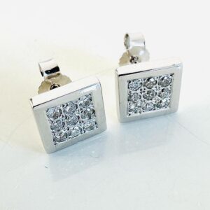 Ohrringe 585/- Weißgold mit Brillianten o,40 ct W/si