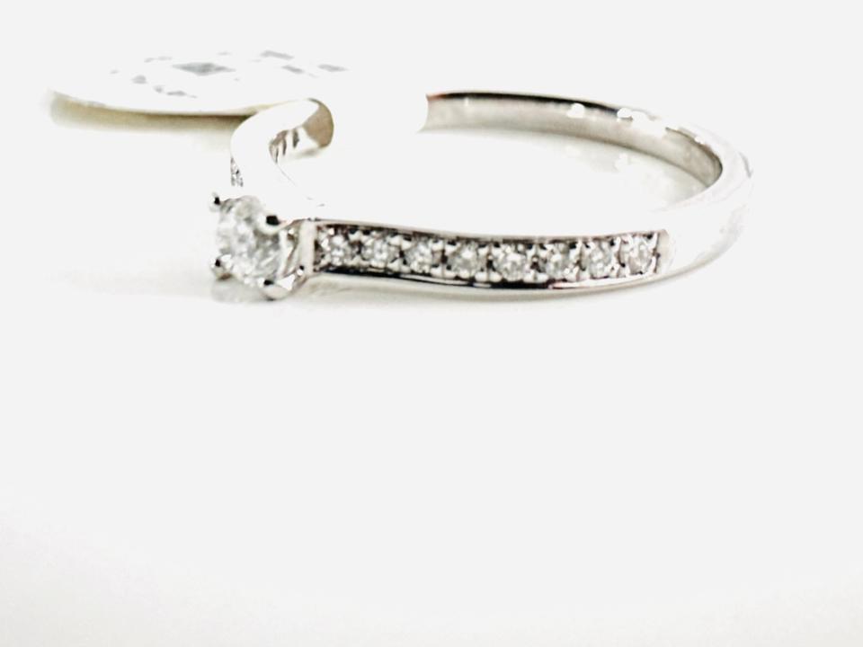 Ring 585/- Weißgold mit Brillanten 0,25 ct – Bild 12