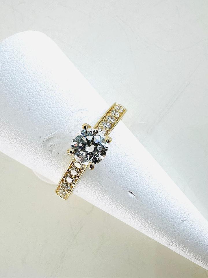 Ring 750/- Gold mit Brillianten 1,08 ct mit Expertise – Bild 6