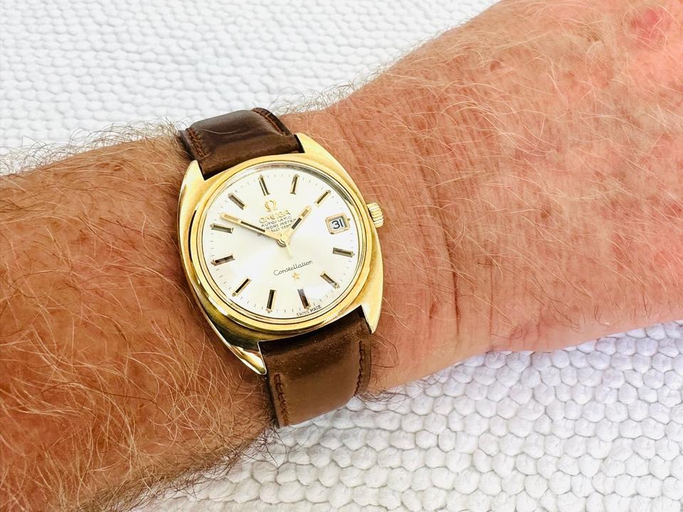 Omega Constellation Automatic Uhr Stahl Gold – Bild 8