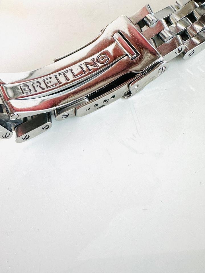 Breitling Uhr Stahl/Gold mit Brilliantzifferblatt – Bild 9