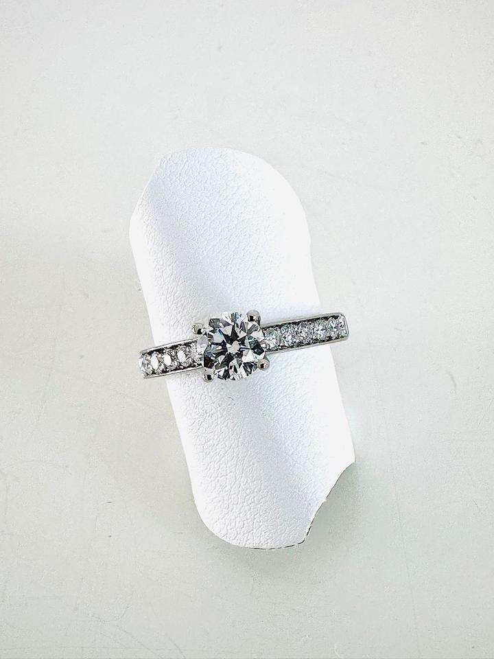 Brilliantring 750/- Weißgold 1,09 ct mit Expertise – Bild 10