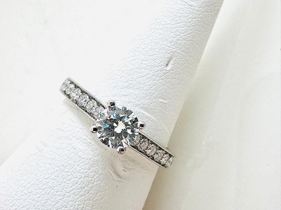 Ring 750/- Weißgold mit Brillianten 0,85 ct mit Expertise – Bild 6