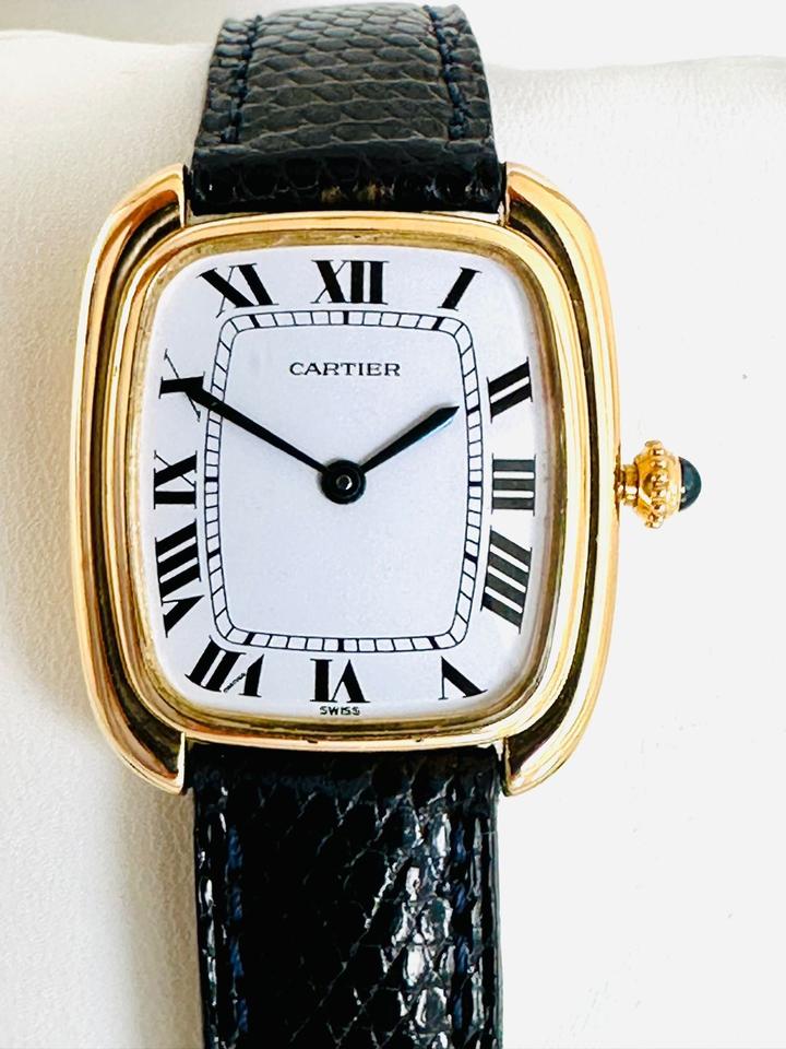 Cartier Gondole Automatic 750/- Gold mit Faltschließe – Bild 8