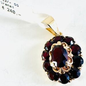 Anhänger 333/- Gold mit Granat