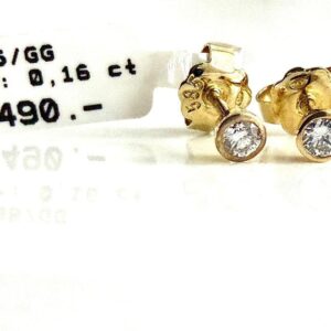Ohrringe 585/- Gold mit Brillianten 0,16 ct