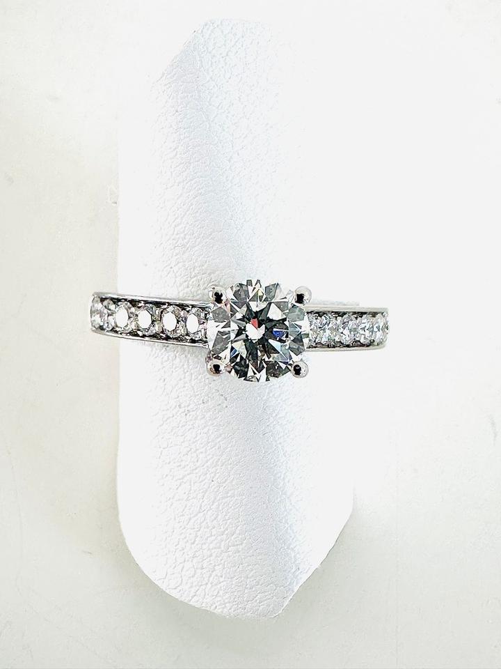 Brilliantring 750/- Weißgold 1,09 ct mit Expertise – Bild 9