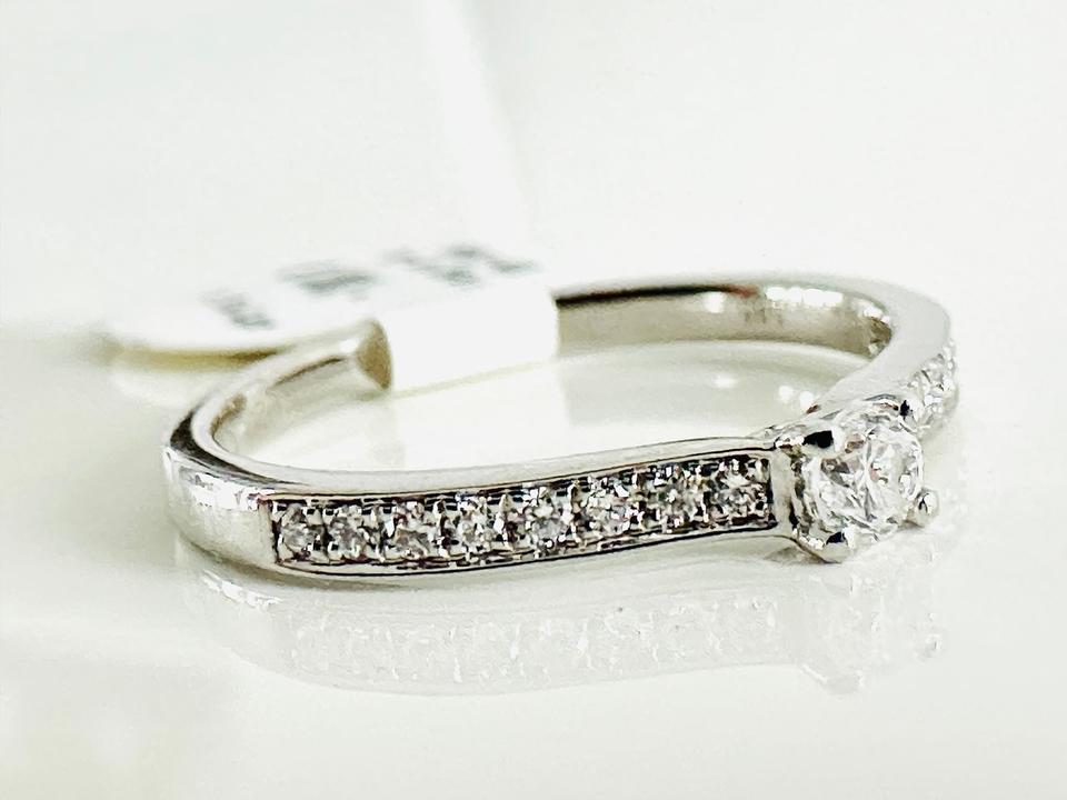 Ring 585/- Weißgold mit Brillanten 0,25 ct – Bild 9