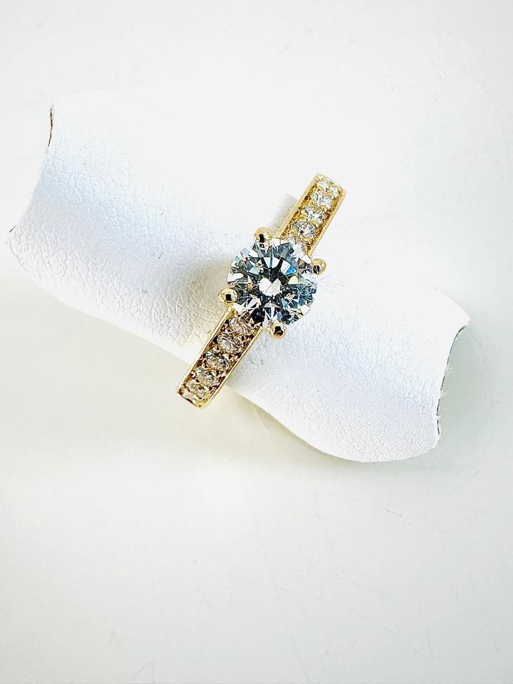 Ring 750/- Gold mit Brillianten 1,08 ct mit Expertise – Bild 11