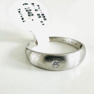 Platinring 950/- mit Brilliant