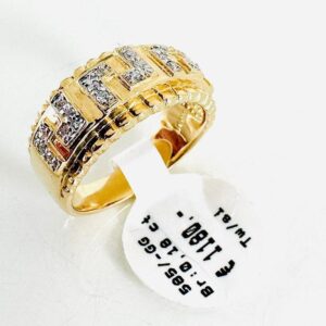 Ring 585/- Gold mit Brillanten 0,18 ct Tw/si