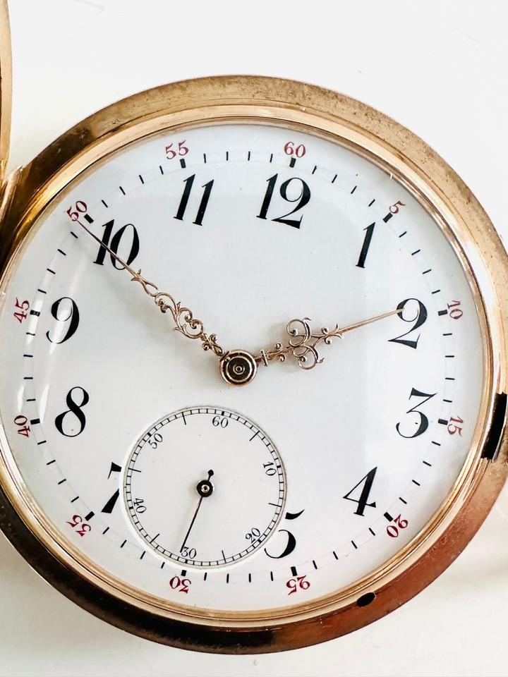 IWC Taschenuhr 585/- Roségold – Bild 13