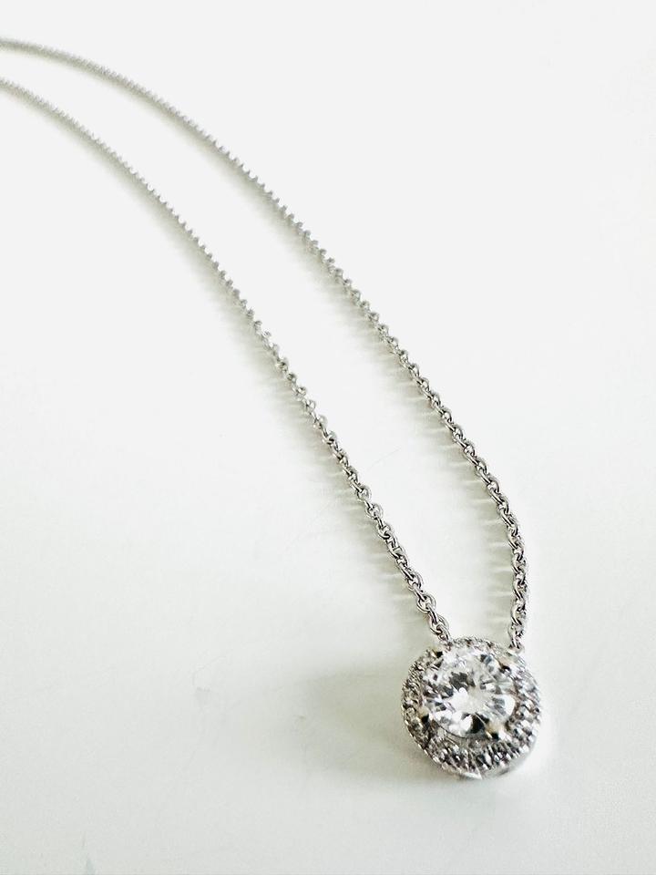 Brilliantanhänger 585/- Weißgold mit Kette 0,44ct Tw/vsi – Bild 9