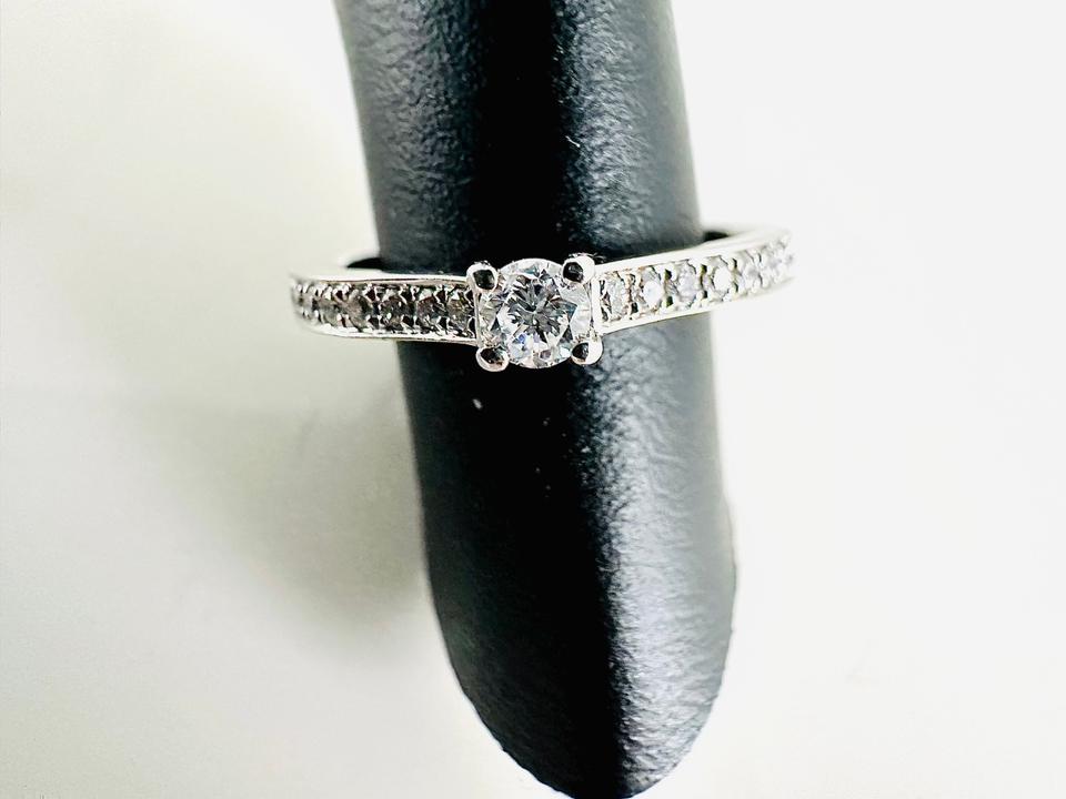 Ring 585/- Weißgold mit Brillanten 0,25 ct – Bild 10