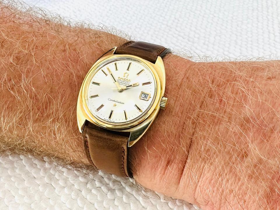Omega Constellation Automatic Uhr Stahl Gold – Bild 7