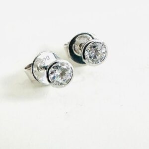 Ohrringe 750/- Weißgold mit Brillianten 0,48 ct