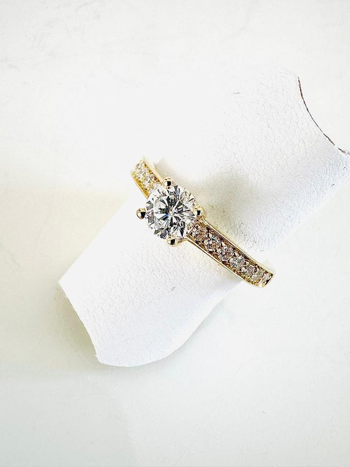 Ring 750/- Gold mit Brillianten 0,88 ct Tw/si – Bild 10