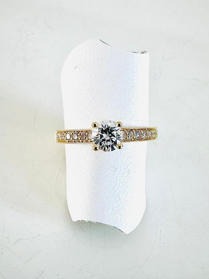 Ring 750/- Gold mit Brillianten 0,88 ct Tw/si – Bild 7