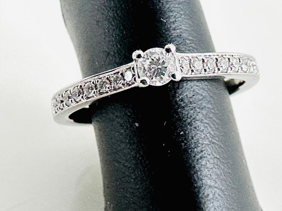 Ring 585/- Weißgold mit Brillanten 0,25 ct – Bild 7