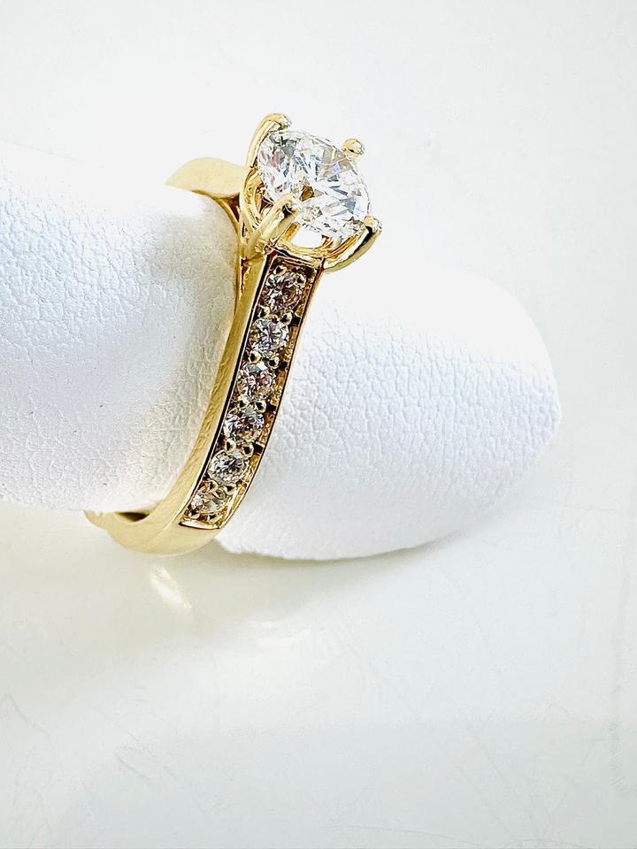 Ring 750/- Gold mit Brillianten 1,08 ct mit Expertise – Bild 10
