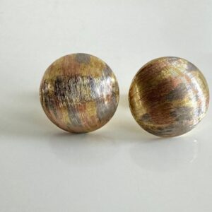 Ohrstecker 585/- Gold dreifarbig