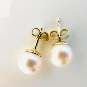 Ohrringe 585/- Gold mit Akoya Perle