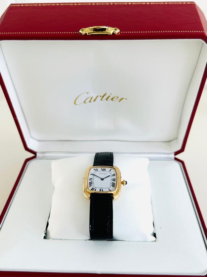 Cartier Gondole Automatic 750/- Gold mit Faltschließe – Bild 11