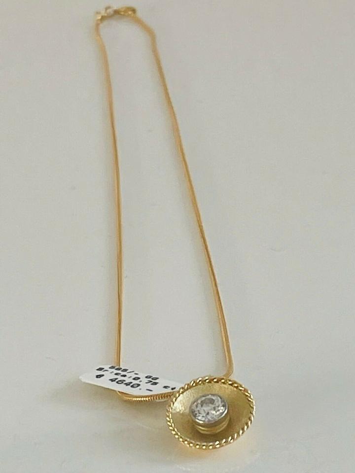 Anhänger Antik mit Brillant ca 0,75 ct 585/- Gold – Bild 6