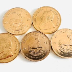 Goldmünzen Krügerrand  je eine Unze als Anlagegold