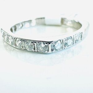 Ring 585/- Weißgold mit Brillianten 0,52 ct Lupenrein